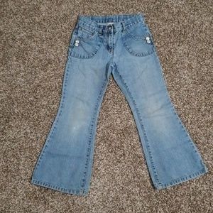 Girls bell bottom Jean's size 7